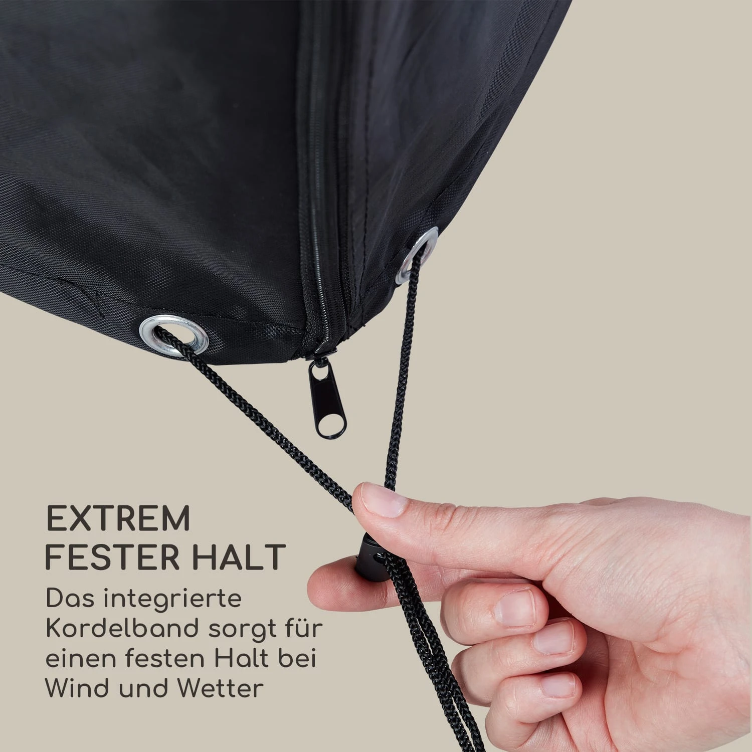 Grandeur Schutzhülle Für Strandkorb Extra Wasserabweisend UV-beständig Polyester 7 Grandeur Schutzhülle Für Strandkorb Extra Wasserabweisend UV-beständig Polyester – Bild 5