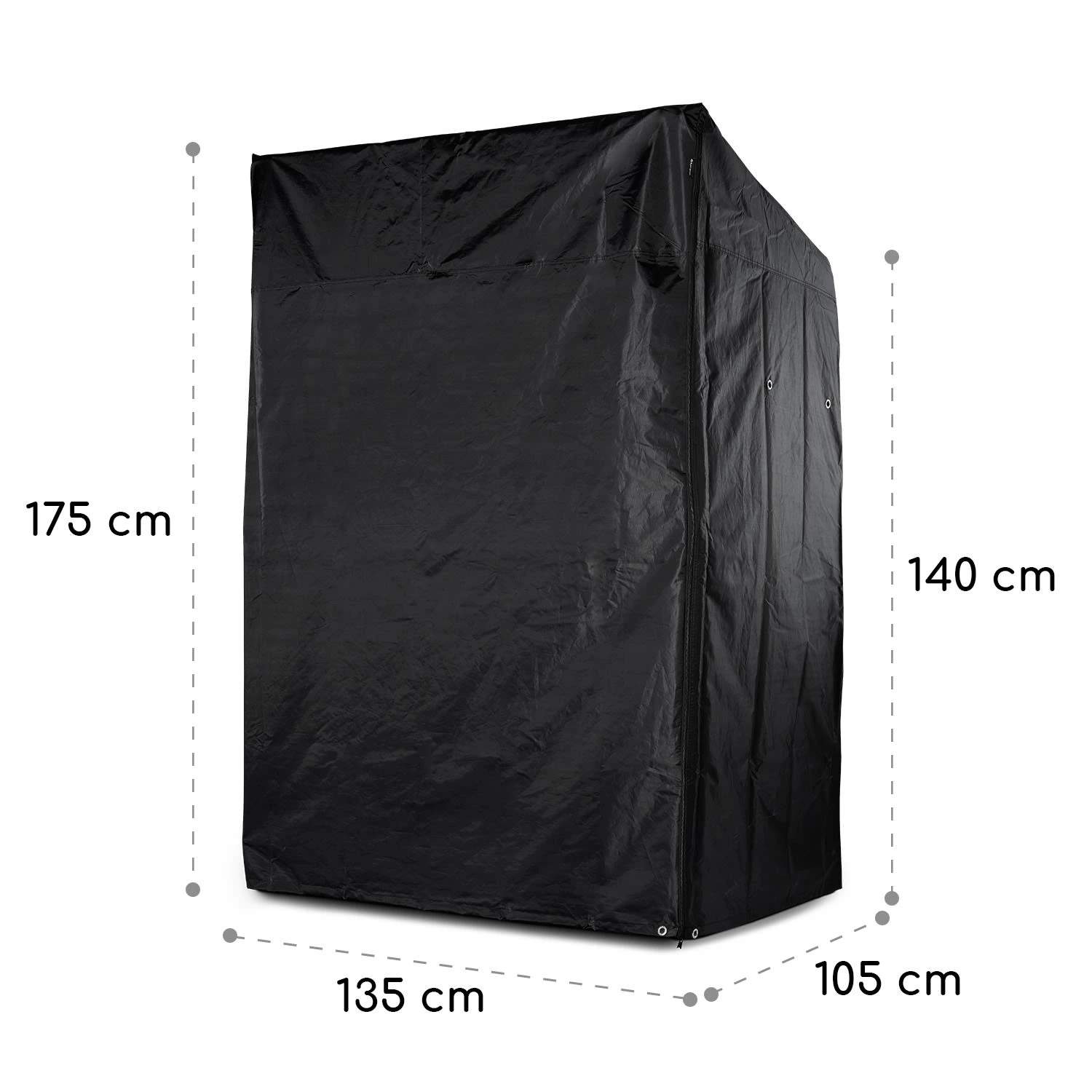 Grandeur Schutzhülle Für Strandkorb Extra Wasserabweisend UV-beständig Polyester 8 Grandeur Schutzhülle Für Strandkorb Extra Wasserabweisend UV-beständig Polyester – Bild 6