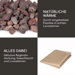 Pilos Gas-Feuerstelle 40.000BTU/13kW Abdeckung Edelstahlbrenner 14 Pilos Gas-Feuerstelle 40.000BTU/13kW Abdeckung Edelstahlbrenner -Wundervoller Gartenladen 10039400 de 0006 logo