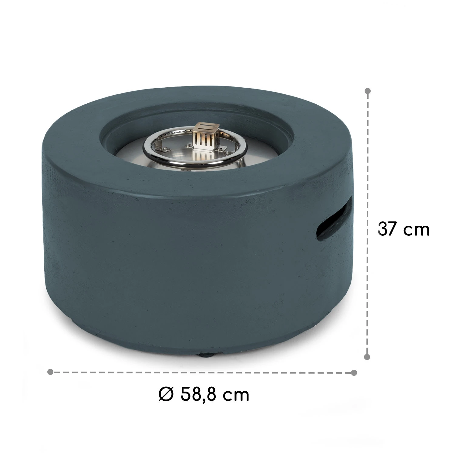 Pilos Gas-Feuerstelle 40.000BTU/13kW Abdeckung Edelstahlbrenner 9 Pilos Gas-Feuerstelle 40.000BTU/13kW Abdeckung Edelstahlbrenner – Bild 7