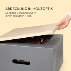 Isaris Gas-Feuerstelle 40.000BTU/13kW Abdeckung Edelstahlbrenner -Wundervoller Gartenladen 10039401 de 0004 logo