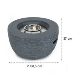 Vitina Gas-Feuerstelle 40.000BTU/13kW Abdeckung Edelstahlbrenner -Wundervoller Gartenladen 10039403 yy 0007 logo