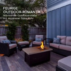 Corinth Gas-Feuerstelle 40.000BTU/13kW Abdeckung Edelstahlbrenner 11 Corinth Gas-Feuerstelle 40.000BTU/13kW Abdeckung Edelstahlbrenner -Wundervoller Gartenladen 10039407 de 0002 logo