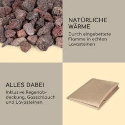 Corinth Gas-Feuerstelle 40.000BTU/13kW Abdeckung Edelstahlbrenner 16 Corinth Gas-Feuerstelle 40.000BTU/13kW Abdeckung Edelstahlbrenner -Wundervoller Gartenladen 10039407 de 0007 logo