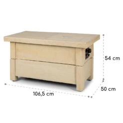 Corinth Gas-Feuerstelle 40.000BTU/13kW Abdeckung Edelstahlbrenner -Wundervoller Gartenladen 10039408 yy 0008 logo