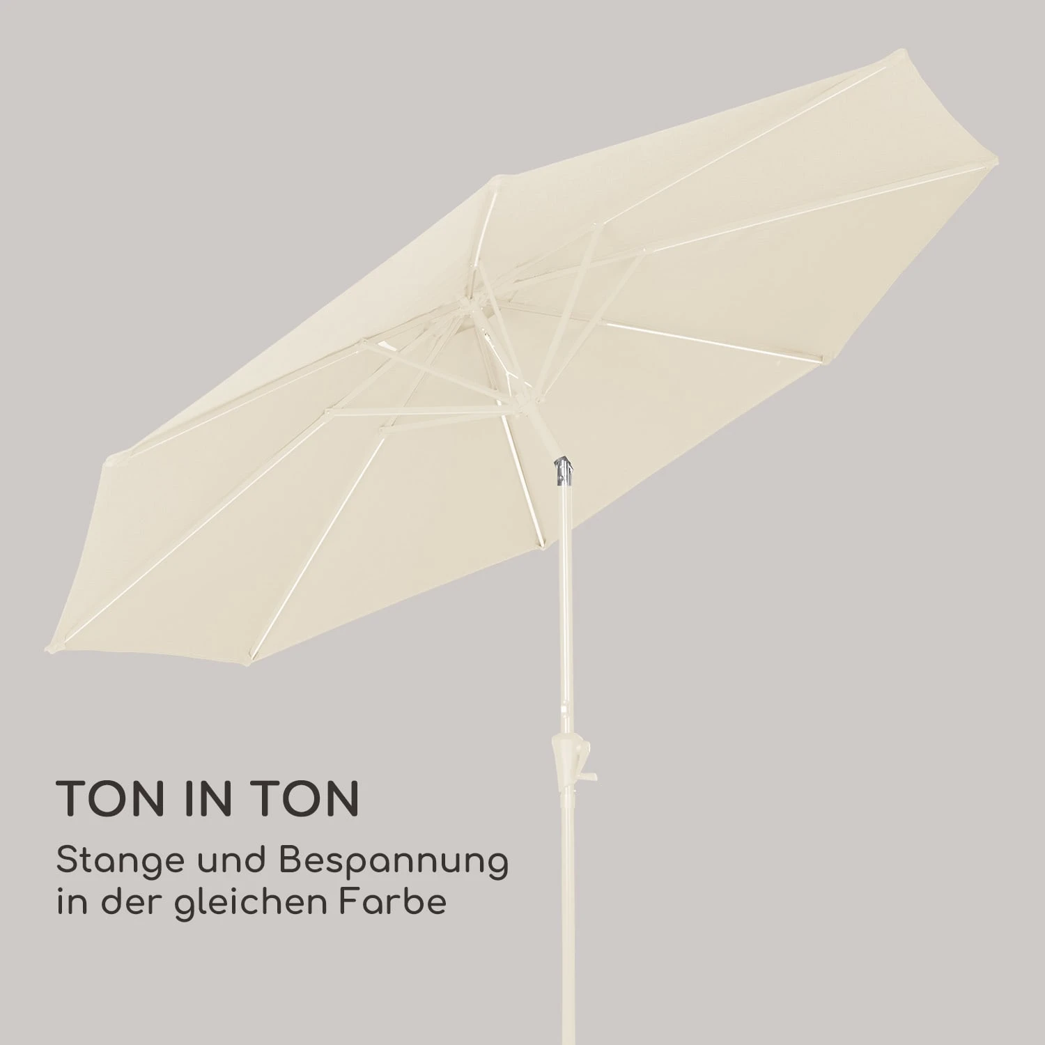 Blumfeldt Calais Sonnenschirm LED Aluminium-Rahmen Polyester-Bespannung UV 50 10 Blumfeldt Calais Sonnenschirm LED Aluminium-Rahmen Polyester-Bespannung UV 50 – Bild 8