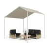 Blumfeldt La Rochelle Gazebo Schrägdach UV 50+ Aluminium Polyester 1 Blumfeldt La Rochelle Gazebo Schrägdach UV 50+ Aluminium Polyester -Wundervoller Gartenladen 10040099 yy 0001 titel