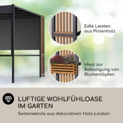 Valence Gazebo 3x3 M UV50+ Wasserabweisend LED-Solar-Beleuchtung Solar-Panel -Wundervoller Gartenladen 10040110 de 0003 logo