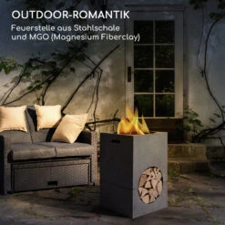 Blumfeldt Monolith Feuerschale Mit Grill MGO & Stahlschale Inkl. Funkenschutz -Wundervoller Gartenladen 10040239 de 0002 logo