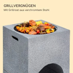 Blumfeldt Monolith Feuerschale Mit Grill MGO & Stahlschale Inkl. Funkenschutz -Wundervoller Gartenladen 10040239 de 0003 logo
