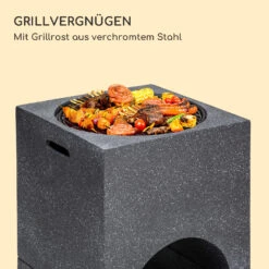 Blumfeldt Monolith Feuerschale Mit Grill MGO & Stahlschale Inkl. Funkenschutz -Wundervoller Gartenladen 10040240 de 0003 logo