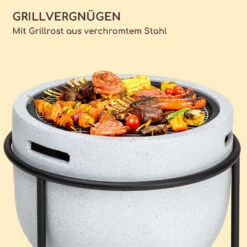 Blumfeldt Grail Feuerschale Mit Grill MGO & Stahlschale Inkl. Funkenschutz -Wundervoller Gartenladen 10040243 de 0003 logo