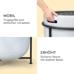 Blumfeldt Grail Feuerschale Mit Grill MGO & Stahlschale Inkl. Funkenschutz -Wundervoller Gartenladen 10040243 de 0005 logo