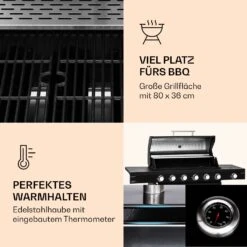 Valdosta 6.1 Gasgrill 6+1 Brenner 19,3 KW Gesamtleistung -Wundervoller Gartenladen 10040269 de 0003 logo
