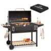 Aberdeen Double Holzkohlegrill Smoker Thermometer 2 Seitentische Mobil -Wundervoller Gartenladen 10040293 yy 0001 main