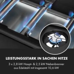 Valdosta 3.1 Gasgrill 3 X 2,8 KW + 2,5 KW Brenner Edelstahl Mobil 16 Valdosta 3.1 Gasgrill 3 X 2,8 KW + 2,5 KW Brenner Edelstahl Mobil -Wundervoller Gartenladen 10040704 de 0005 logo