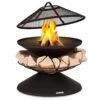 Aguilera Feuerschale Mit Grill Ø 65 Cm Holzlager Stahl 1 Aguilera Feuerschale Mit Grill Ø 65 Cm Holzlager Stahl -Wundervoller Gartenladen 10041128 yy 0001 titel